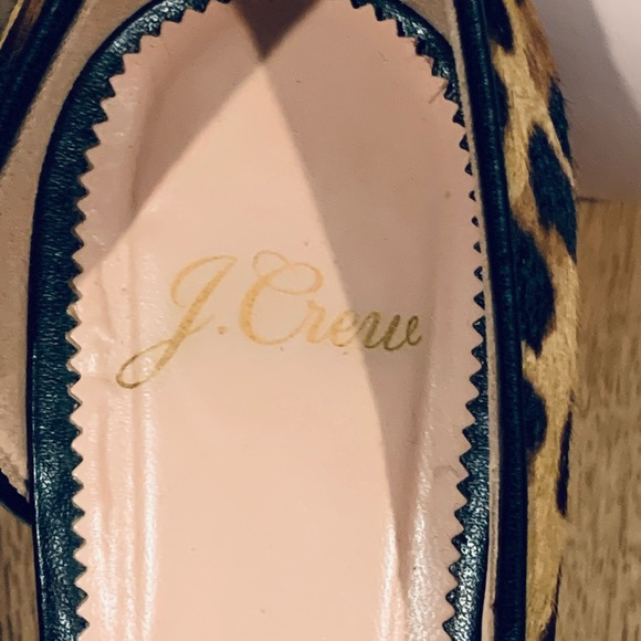 J. Crew Lucie leopard calf hair d’orsay Heels 8 - Picture 11 of 11